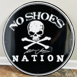 Kenny Chesney No Shoes Nation Metal Wall Plaque