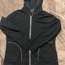 Ralph Lauren, Black Zip Up Hoodie