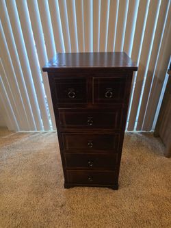 Mission Style 6-Drawer Chest of Drawers – Dark Espresso