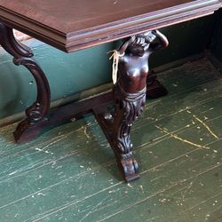 Beautiful Antique Figural Accent, Table