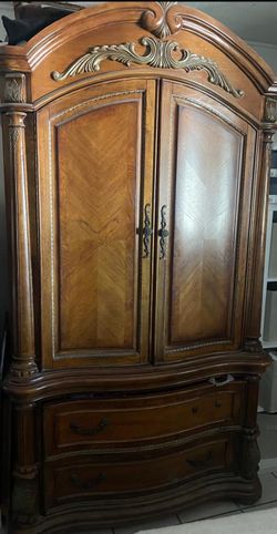 Wooden closet