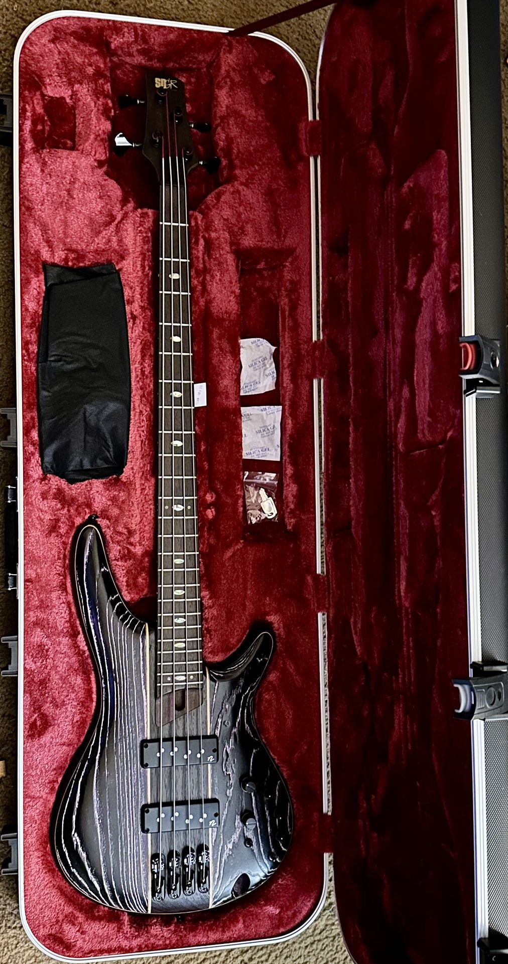 Ibanez SR1300SB Premium Electric Bass Guitar with Case