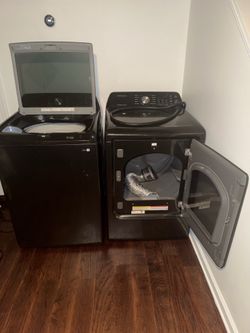 Samsung washer & dryer set.
