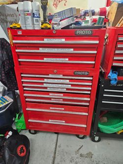 Proto Tool boxes stack (no tools included)