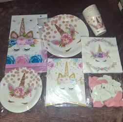 Unicorn party supplies