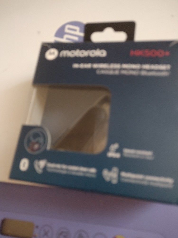 Motorola In Ear Wireless 3 In 1 Headset HR 500 + Casque Mono Bluetooth Brand New