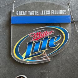 Miller Light Wall Sign 