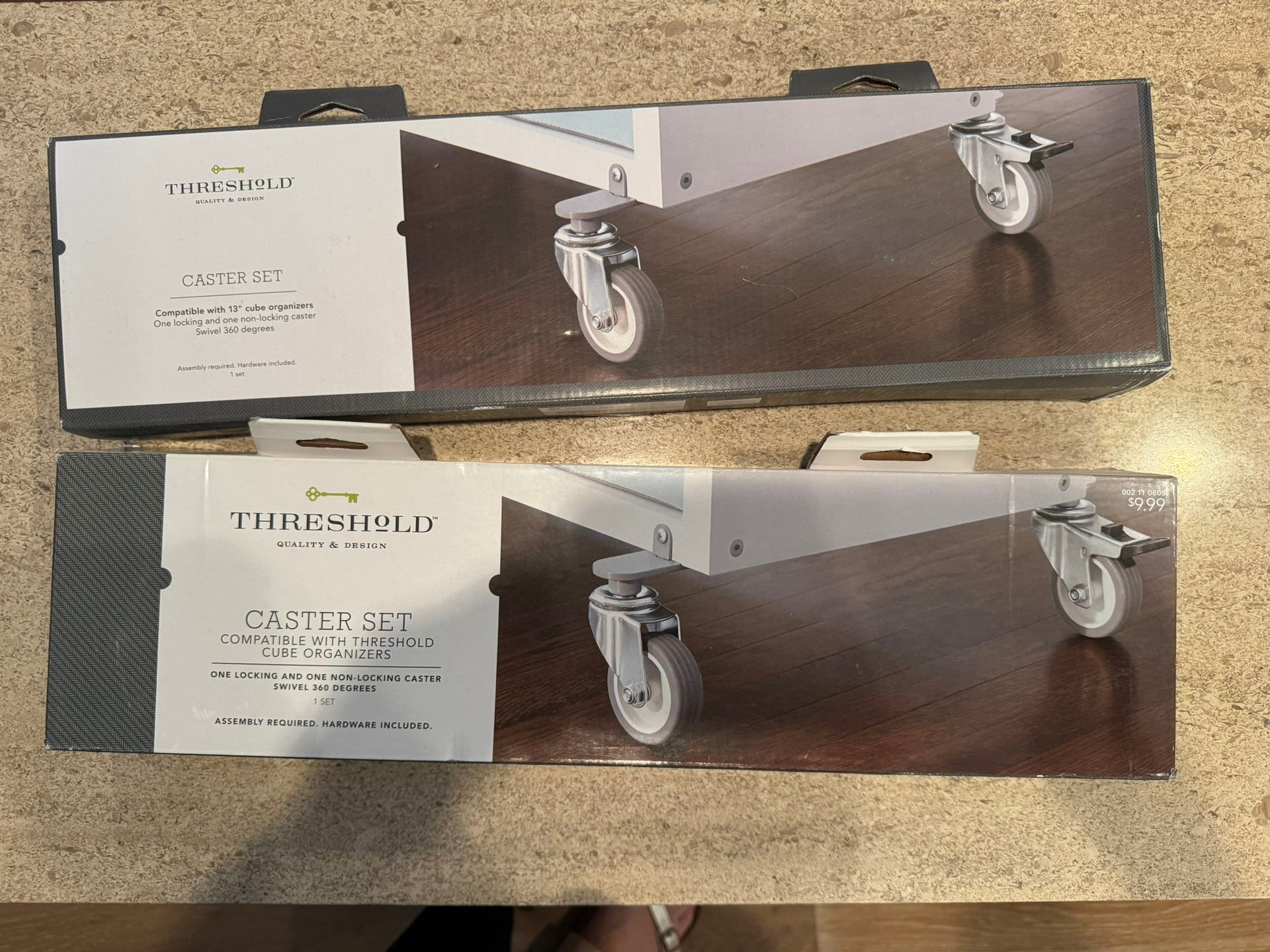 Wheels (Casters ) For Cube Shelves NIB