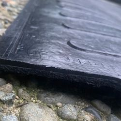 Truck Bed Mat 8' X 5'5" x 3/8" Thick Black Rubber Mat 