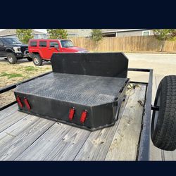 Full Steal Flat Bed For A Polaris
