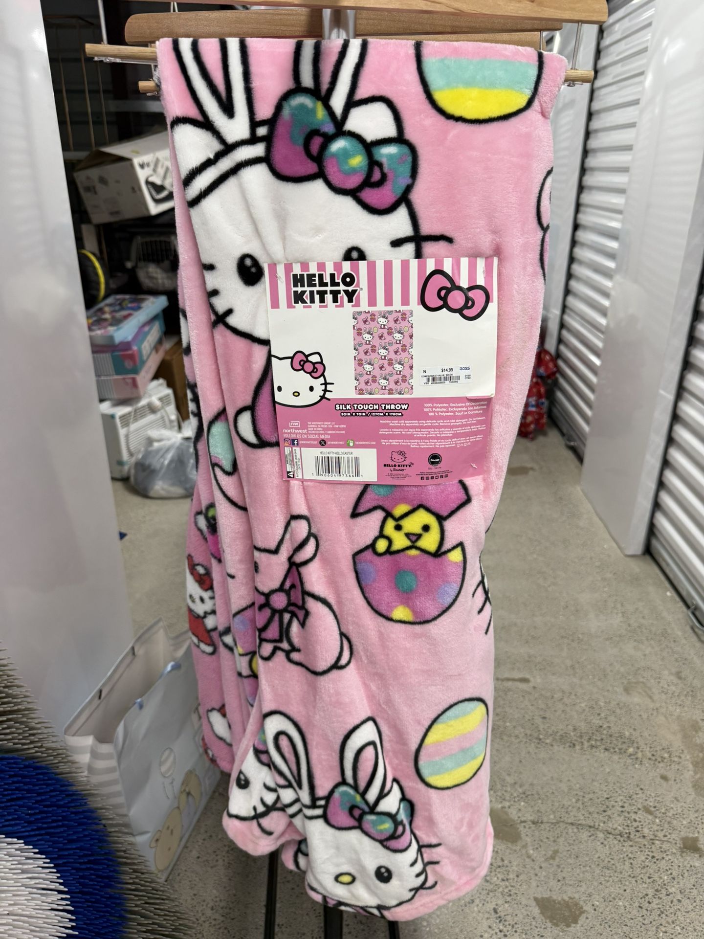 Easter Hello Kitty Blanket