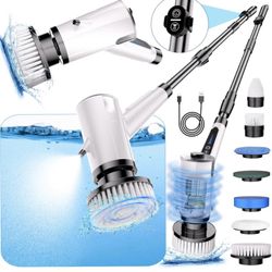 Water Spray Electric Spin Scrubber