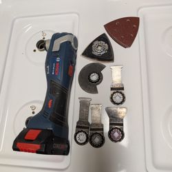 Bosch 18V Oscillating Multi-tool With Battery And Charger 