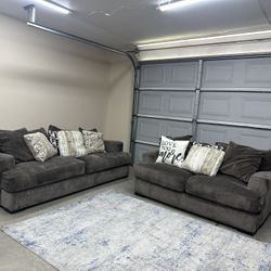 Brown Sofa Set 
