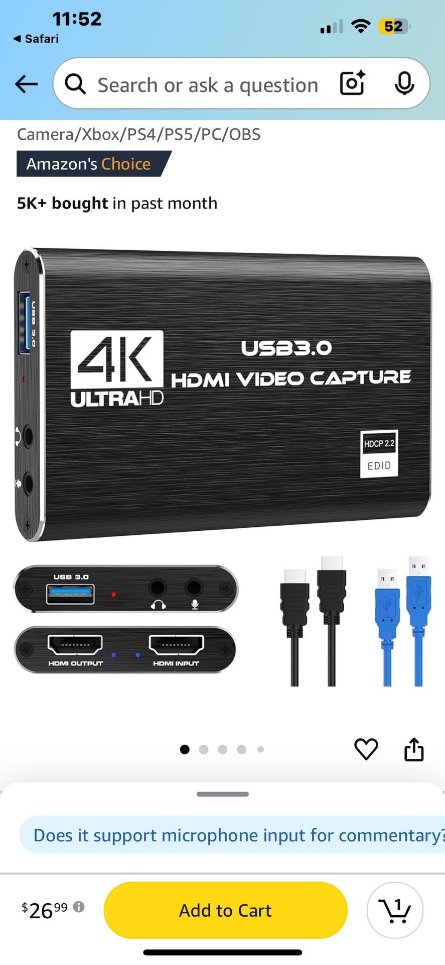 4K HDMI Video Capture