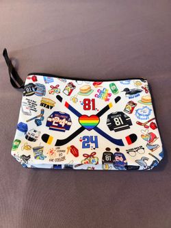 Heated Rivalry Inspired  Cosmetic Wristlet Clutch