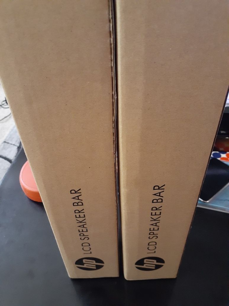 Hp LCD speaker bars Brand new in box never used