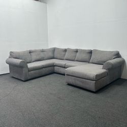 Living Spaces 3 Piece Sectional Couch - With Delivery And Setup