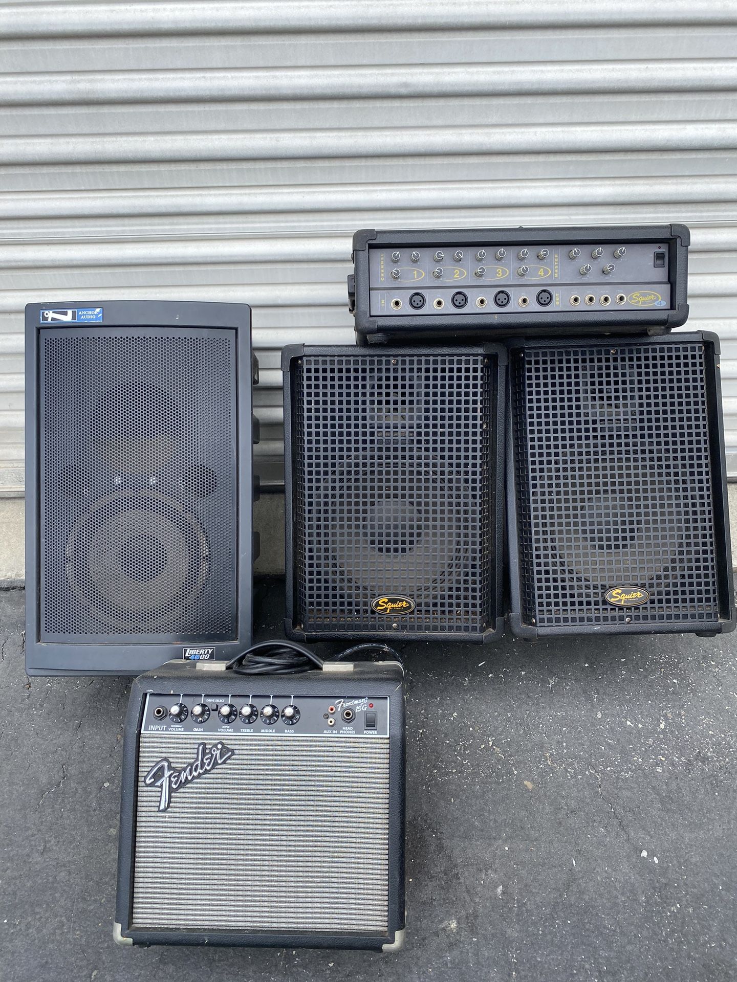Speakers and amps