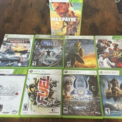 Xbox 360 Games just $8 each xox