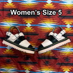Dr Martens Voss Womens Size 5 Pink Sandals Shoes Adjustable Strap
