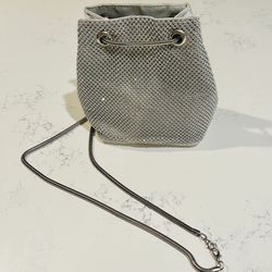Women's Full Rhinestones Bucket Bag