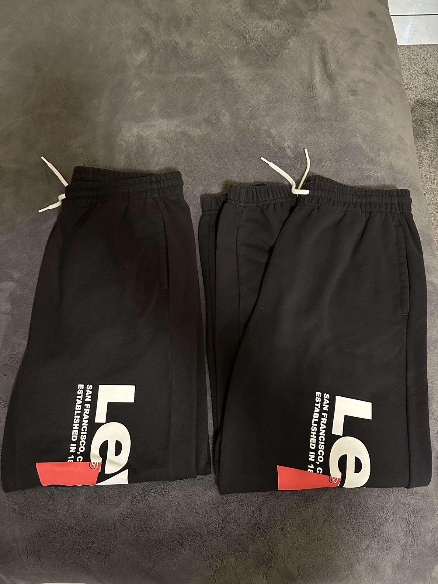 Levi’s Men Black Jogger Sweatpants