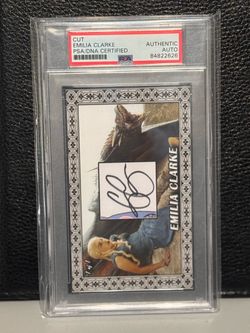 Trading cards autograph