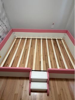 Toddler girl queen size bed frame