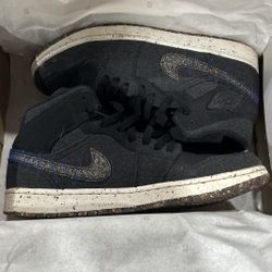 Jordan 1 Mid Crater Size 9 1/2