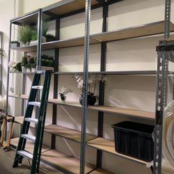 Garage Shelving 48 in W x 18 in D New Industrial Racks Great For Home Office And Commercial Storage Delivery & Assembly Available