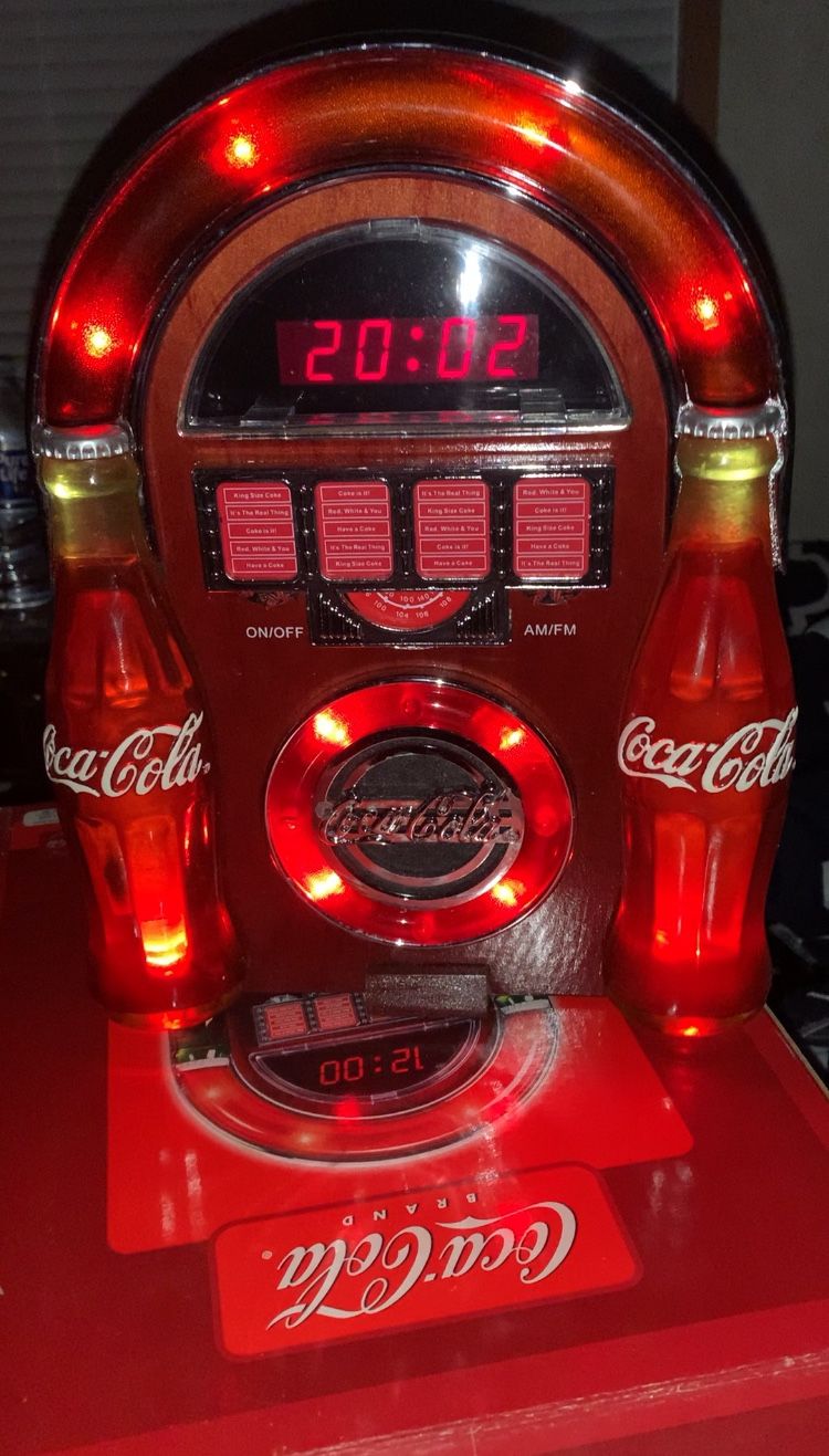 Coca-Cola Am/fm Clock Juke Box for Sale in Lake Worth, FL