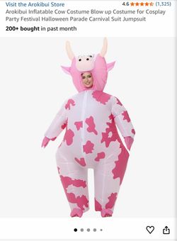 2 Pink Cow Costumes