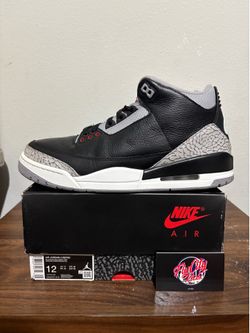 Air Jordan 3 Black Cement