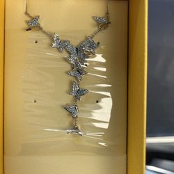 Gold Butterfly Necklace 