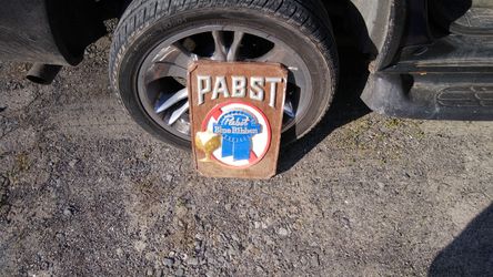 Vintage beer signs