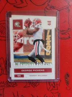 2022 Panini Chronicles Draft Picks #21 George Pickens rookie card