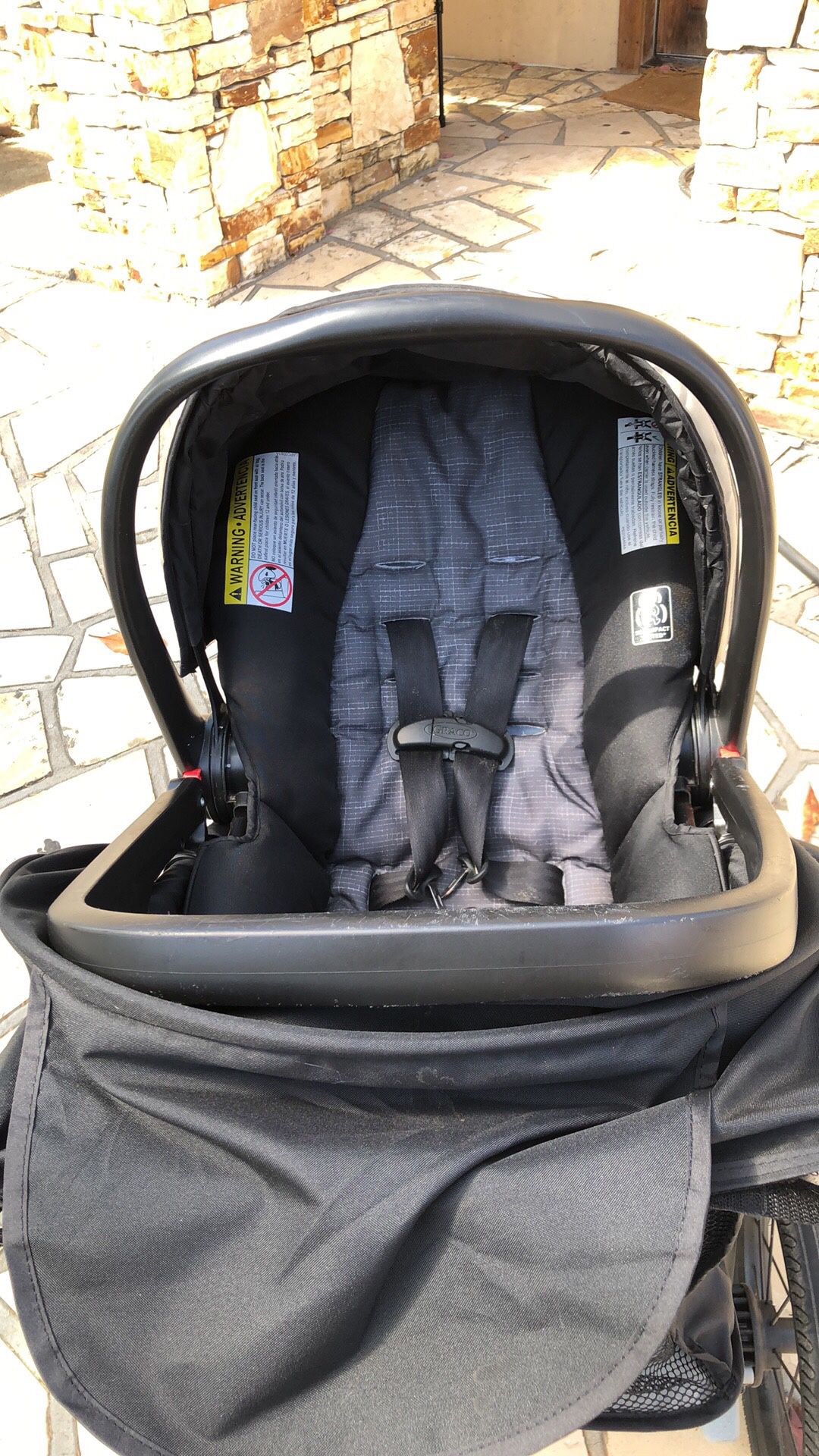 Baby stroller and car seat combo