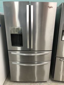 Stainless 4 Door French Door Refrigerator