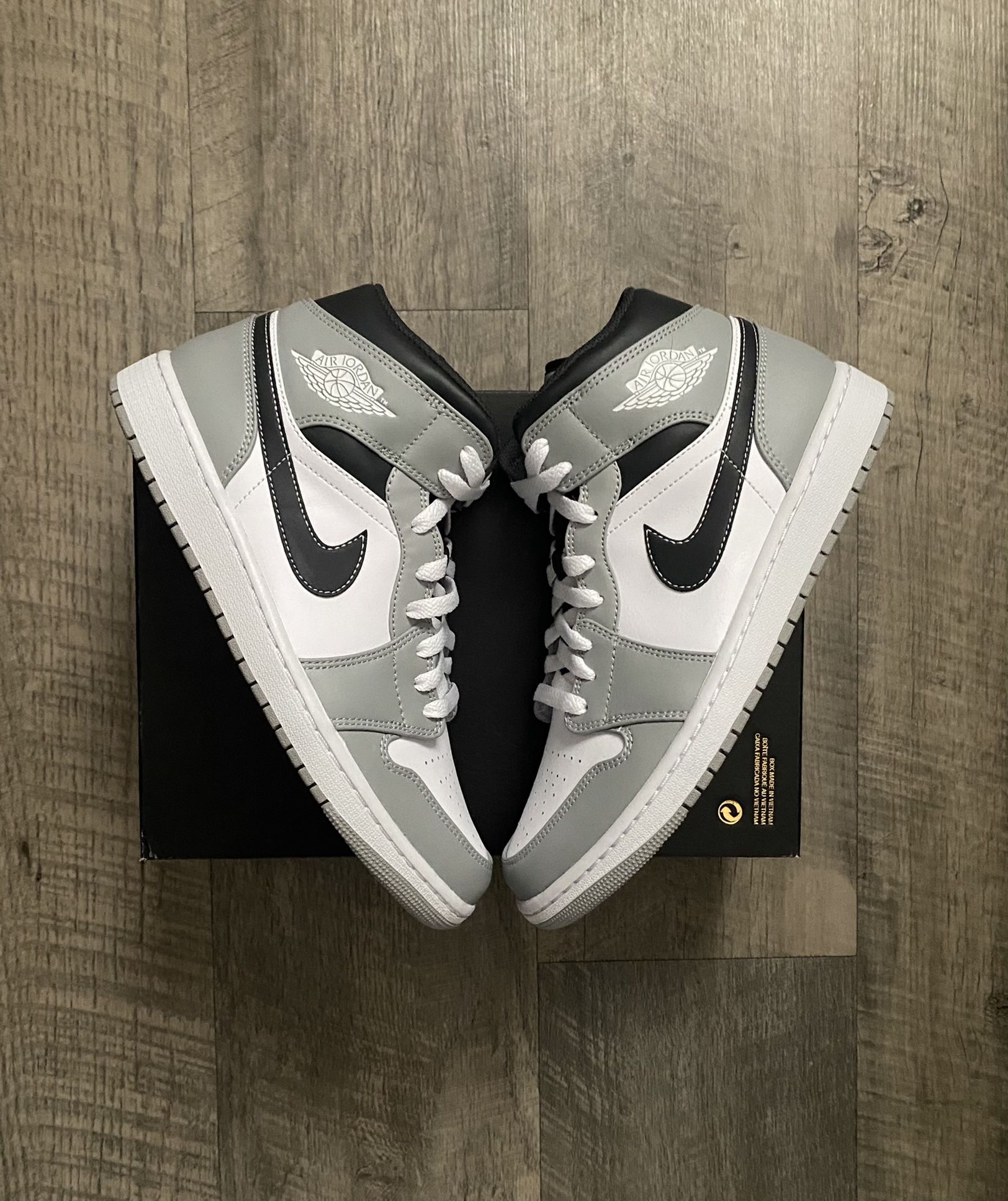 Jordan Mid Light Smoke Grey Anthracite Size 10