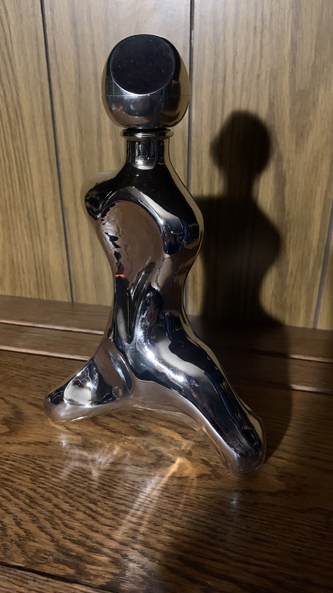 Vintage Avon Futura Wild Country Cologne in 5 Oz Metal Chrome Decanter & Box New
