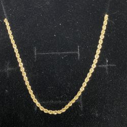 10k Rope Bracelet 8”