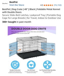 Used large dog crate