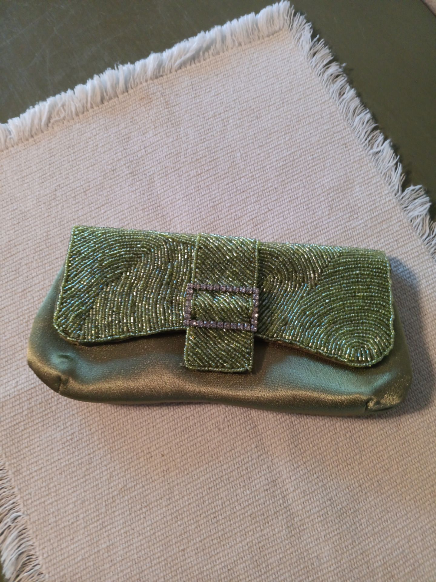 Bijoux Terner Beaded Clutch