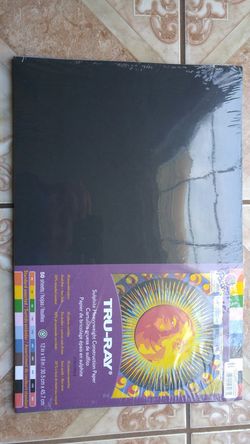 Tru-ray heavyweight construction paper.