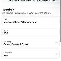 Moment Case iPhone 16