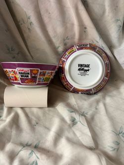 Kelloggs ceramic bowls