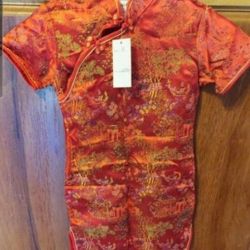Halloween Costume Girls Traditional Chinese Size Child 8 New SB1