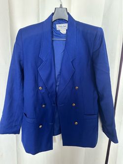Fashion spirit blue suit jacket