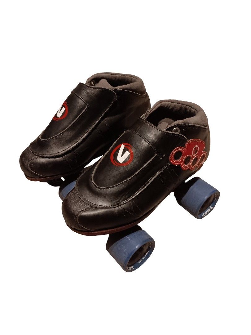 VNLA Roller Skates- Size 8 men's - Black/red Color